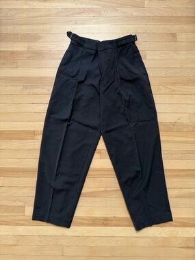 Club Monaco Tapered Trousers in slate grey / blue